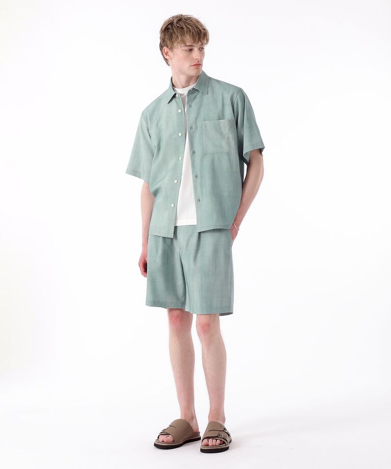 TAKEO KIKUCHI「【THE FLAGSHIP】尾州 流し染め ショートパンツ」|その他|