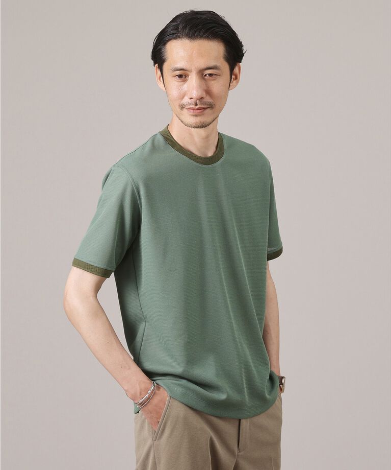 TAKEO KIKUCHI「【抗菌防臭/日本製】ハイブリッド サーフニット Tシャツ」|Tシャツ・カットソー|