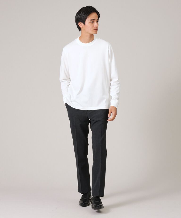 TAKEO KIKUCHI「【抗菌防臭/ジャケット対応】テーラード 長袖Tシャツ」|Tシャツ・カットソー|