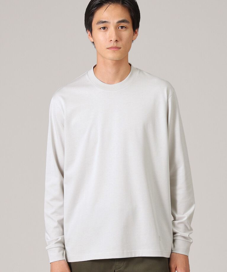 TAKEO KIKUCHI「【抗菌防臭/ジャケット対応】テーラード 長袖Tシャツ」|Tシャツ・カットソー|ライトグレー(011