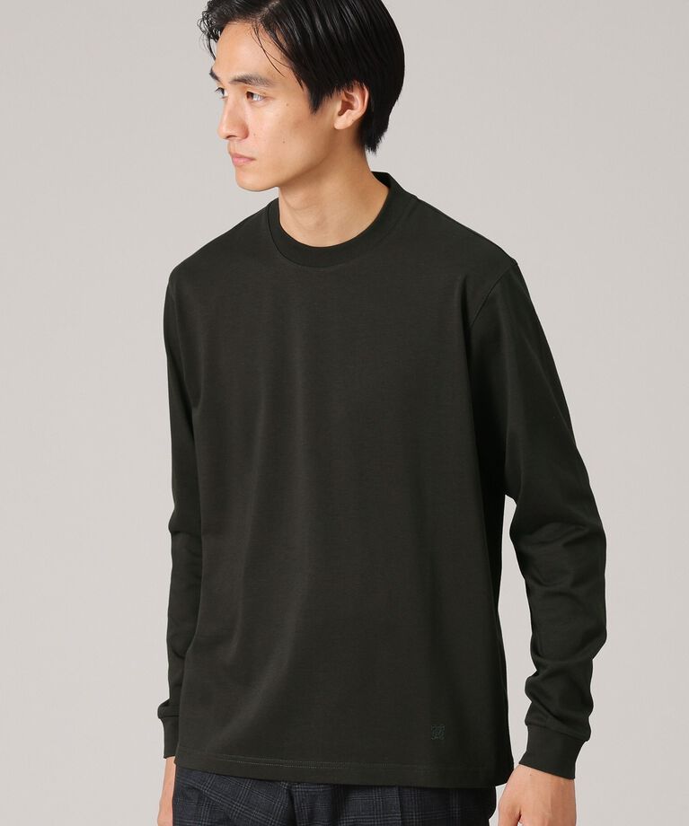 TAKEO KIKUCHI「【抗菌防臭/ジャケット対応】テーラード 長袖Tシャツ」|Tシャツ・カットソー|チャコールグレー(0