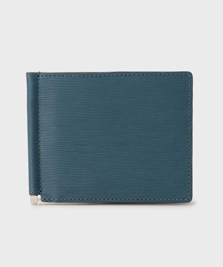 TAKEO KIKUCHI「【NEW レザーリップルシリーズ】マネークリップ付 サプレス ウォレット」|財布|