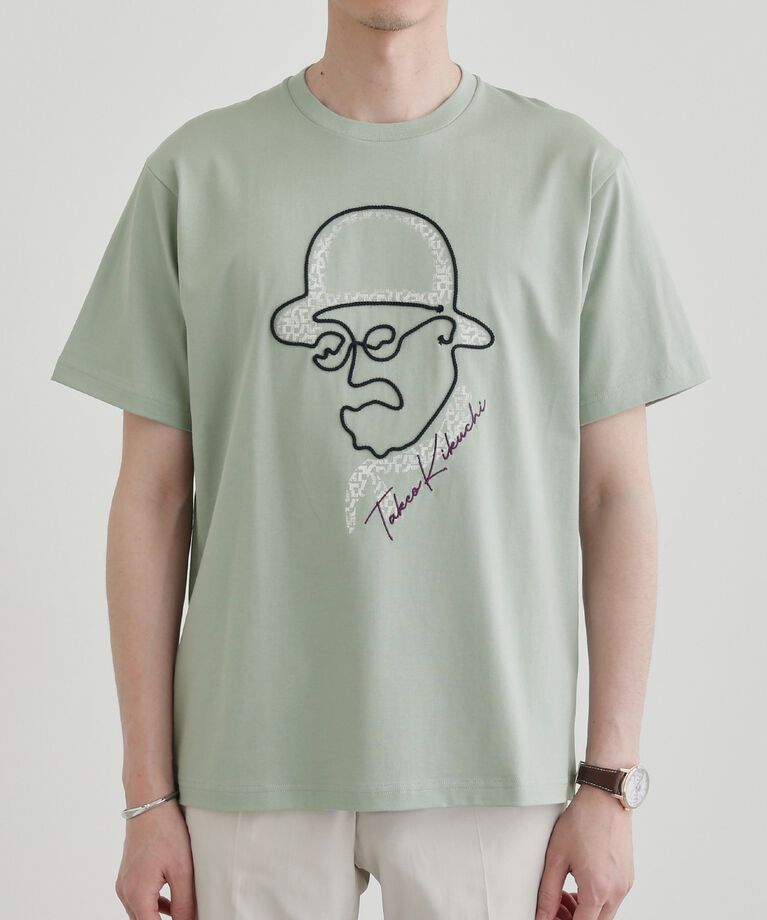 TAKEO KIKUCHI「【Sサイズ～】フェイスロープ刺繍 天竺Tシャツ」|Tシャツ・カットソー|
