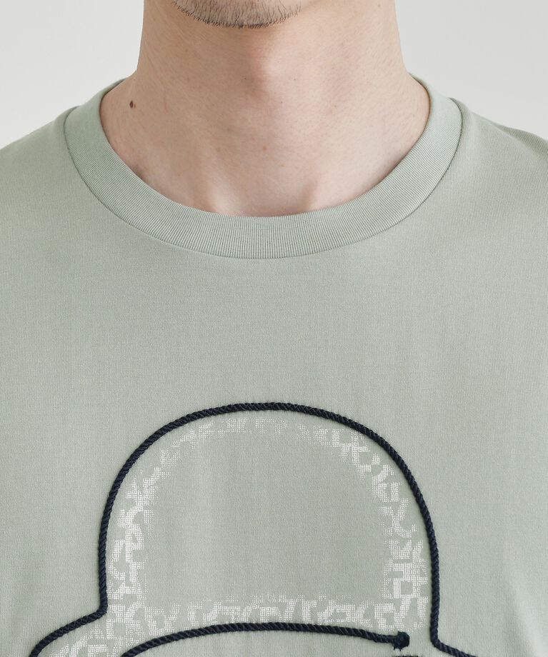 TAKEO KIKUCHI「【Sサイズ～】フェイスロープ刺繍 天竺Tシャツ」|Tシャツ・カットソー|