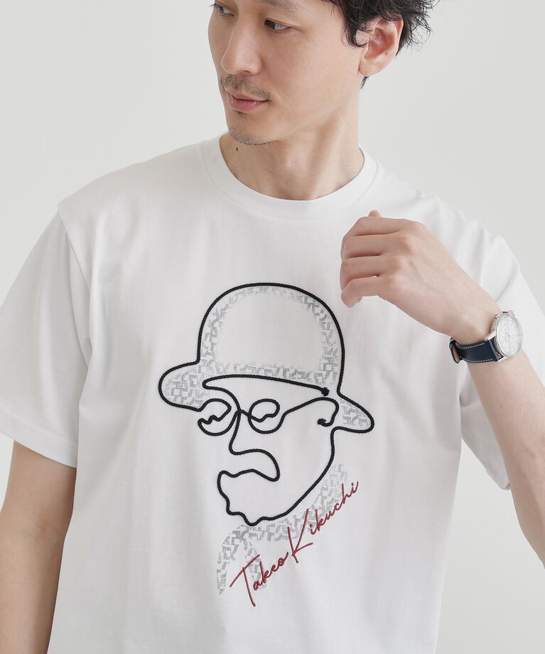 TAKEO KIKUCHI「【Sサイズ～】フェイスロープ刺繍 天竺Tシャツ」|Tシャツ・カットソー|