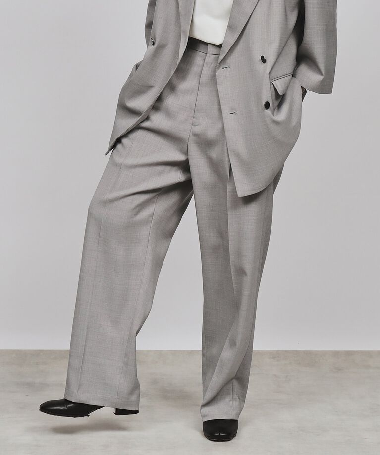 tk.TAKEO KIKUCHI「テックリネンルーズテーパードパンツ（セットアップ対応）」|その他|