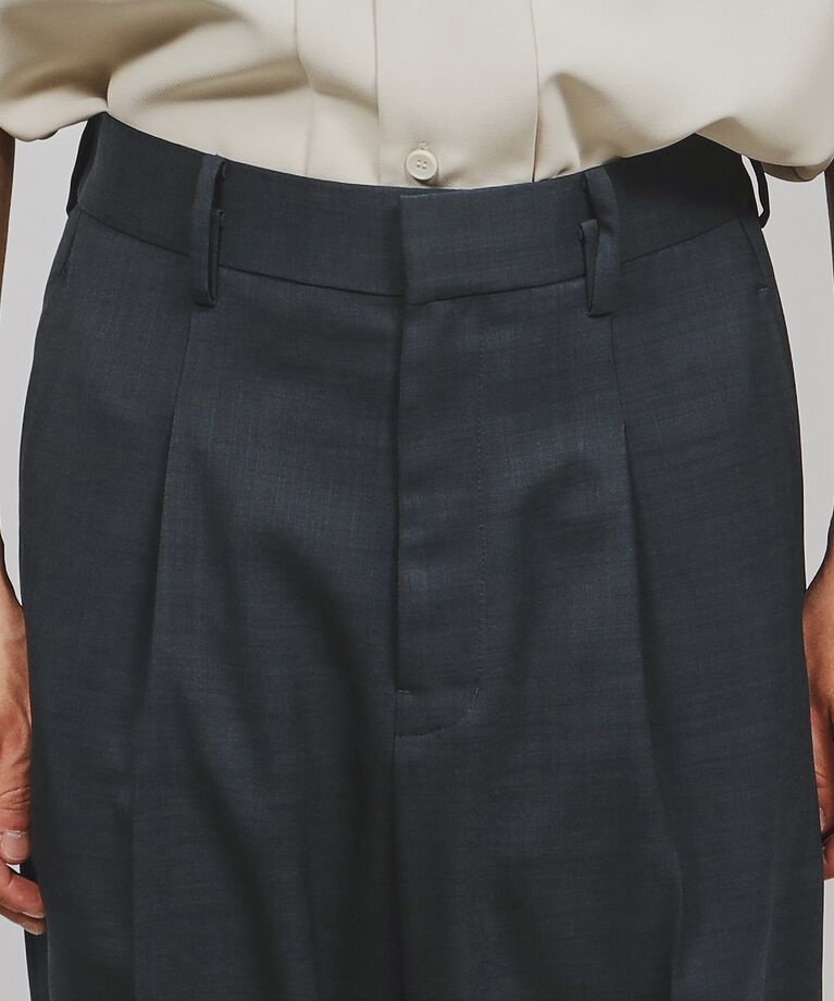 tk.TAKEO KIKUCHI「テックリネンルーズテーパードパンツ（セットアップ対応）」|その他|
