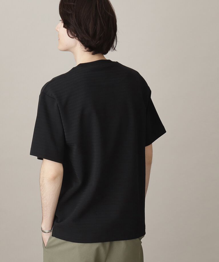 THE SHOP TK「【ユニセックスでオススメ】ポンチシャドーボーダー半袖Tシャツ」|Tシャツ・カットソー|