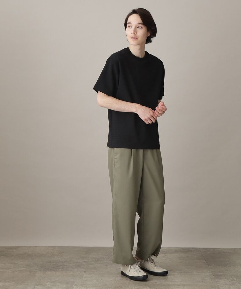 THE SHOP TK「【ユニセックスでオススメ】ポンチシャドーボーダー半袖Tシャツ」|Tシャツ・カットソー|