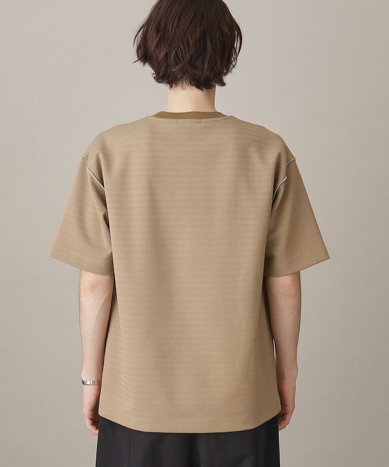 THE SHOP TK「【ユニセックスでオススメ】ポンチシャドーボーダー半袖Tシャツ」|Tシャツ・カットソー|