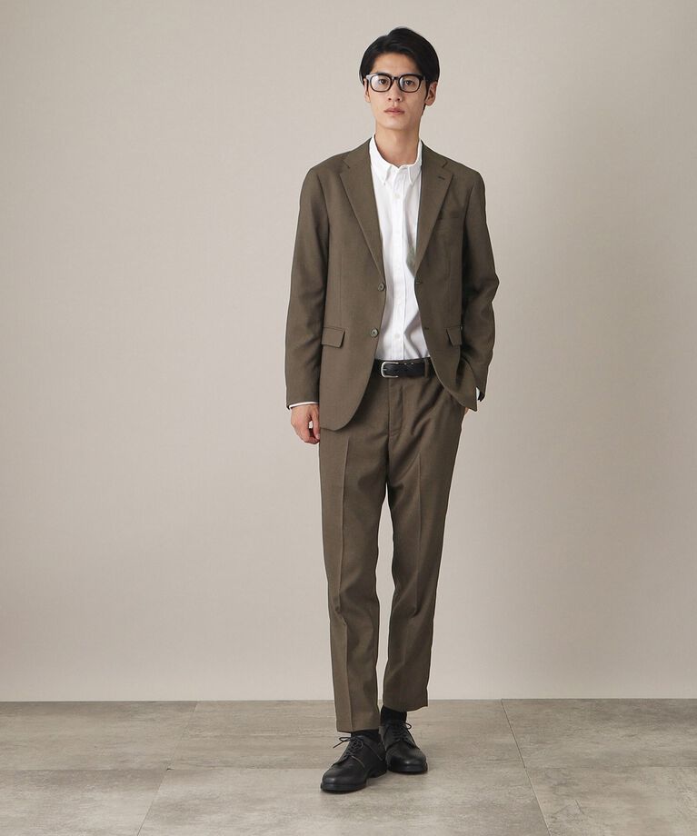 THE SHOP TK「AVANTドライツイルジャケット【セットアップ可/ビジネス対応/洗える/ストレッチ素材/シワになりに」|テーラードジャケット|
