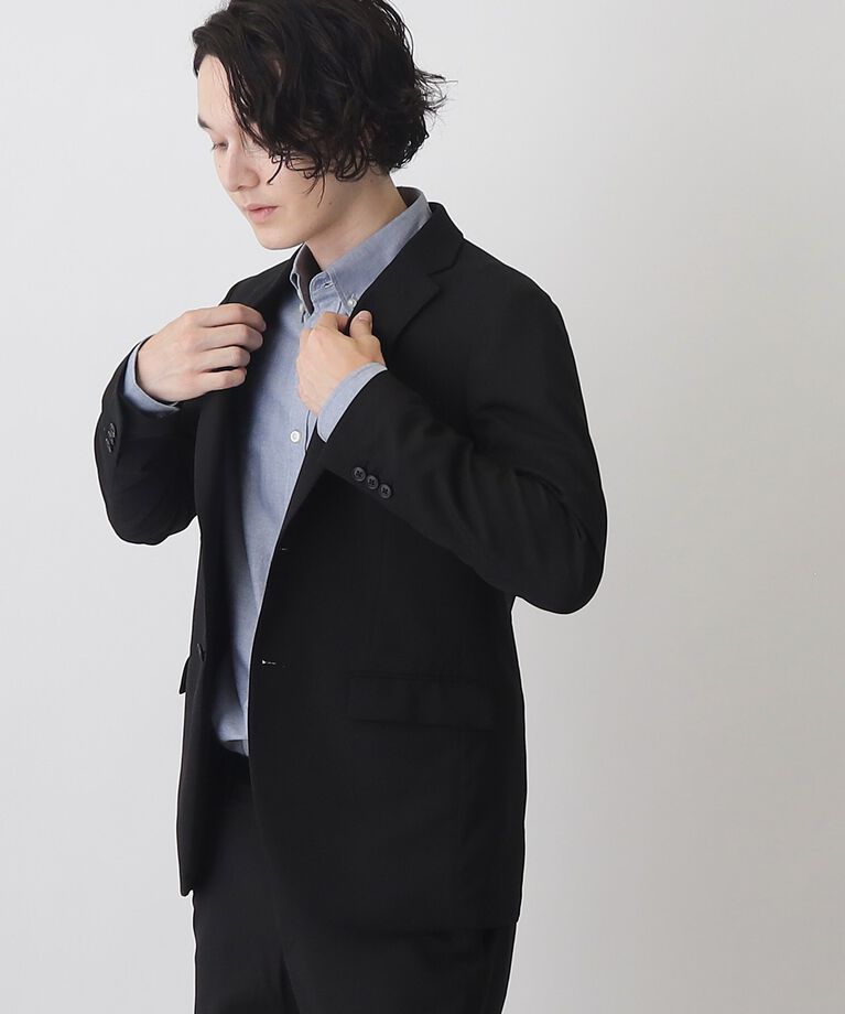 THE SHOP TK「AVANTドライツイルジャケット【セットアップ可/ビジネス対応/洗える/ストレッチ素材/シワになりに」|テーラードジャケット|
