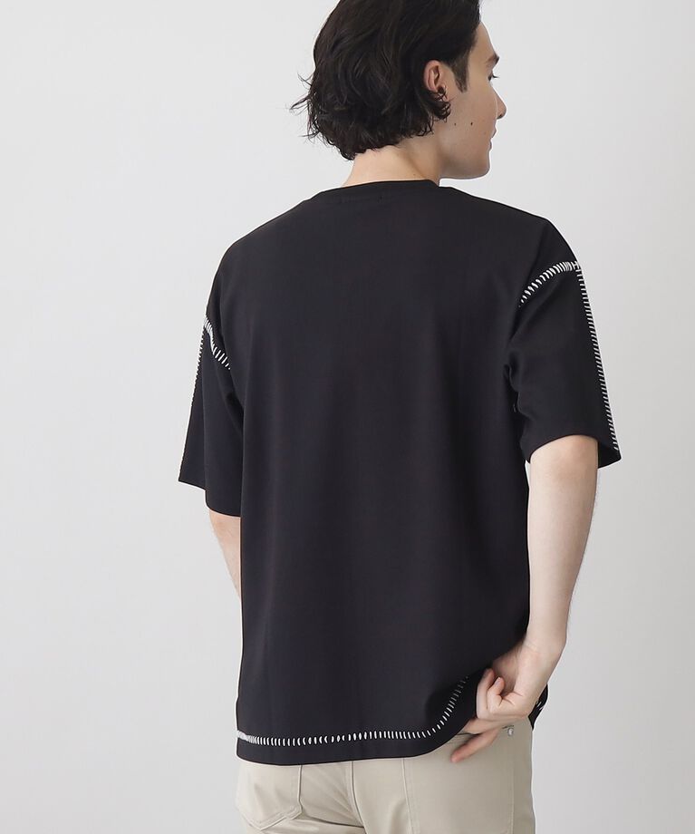 THE SHOP TK「冷感ポンチステッチTシャツ 接触冷感／リラックスシルエット」|Tシャツ・カットソー|