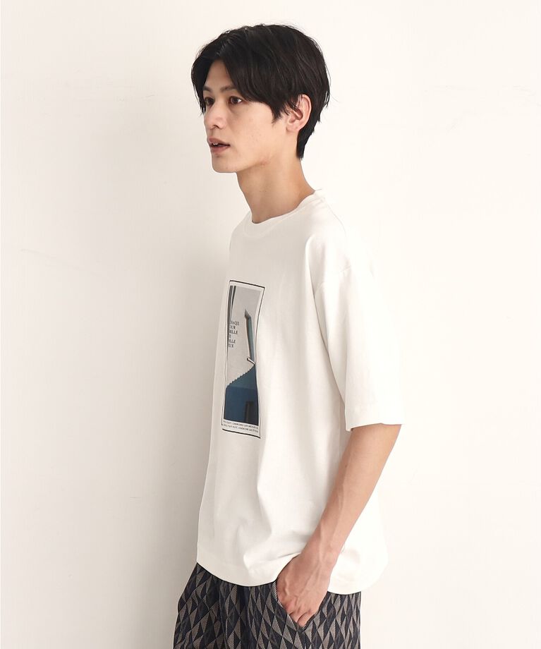 THE SHOP TK「オーガニックコットンFrenchフォトTシャツ」|Tシャツ・カットソー|