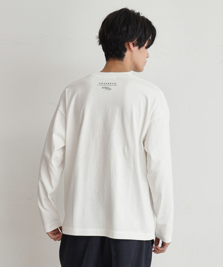 THE SHOP TK「【6色展開】Parisフォト／ロゴ長袖Tシャツ」|Tシャツ・カットソー|