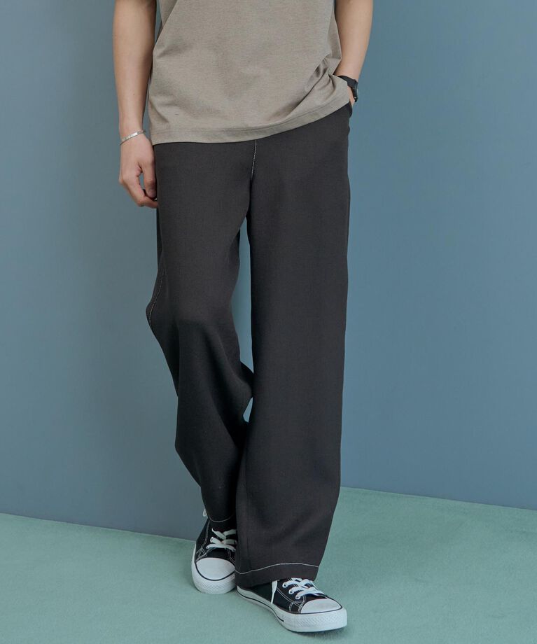 THE SHOP TK「ブッチャー配色ワイドパンツ」|その他|