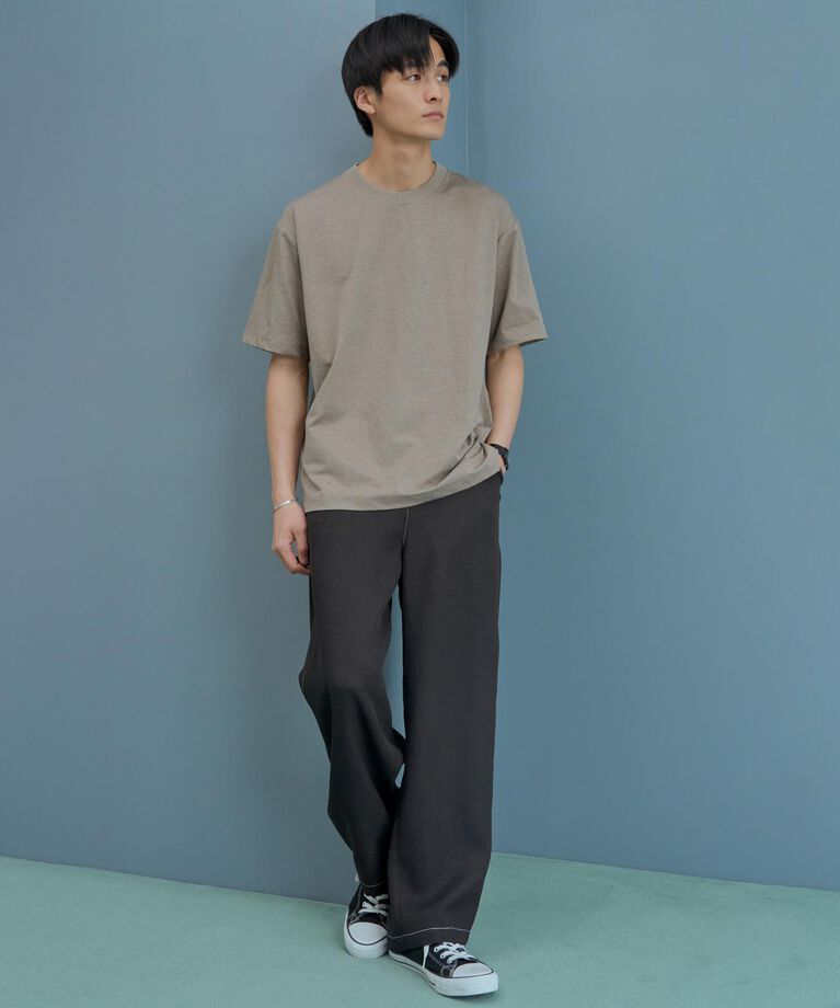 THE SHOP TK「ブッチャー配色ワイドパンツ」|その他|