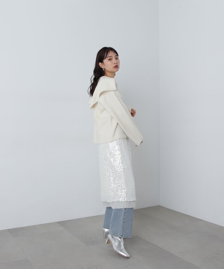  「ナチュラルフレアデニムパンツ」|その他|