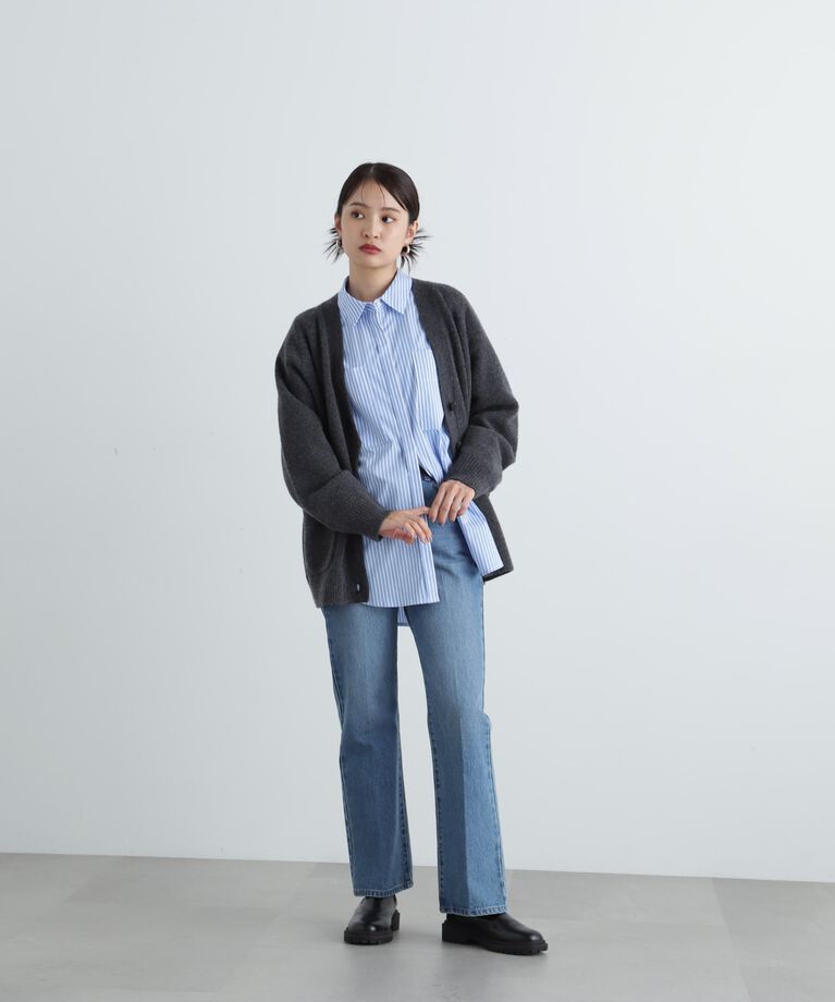  「ナチュラルフレアデニムパンツ」|その他|