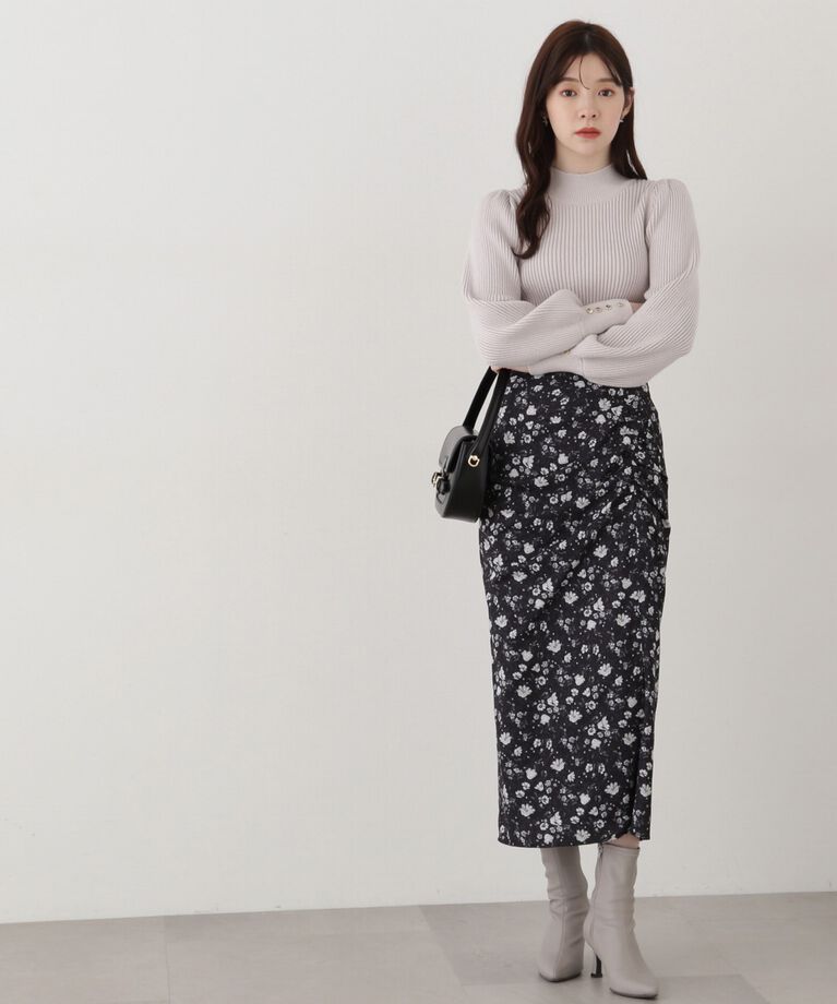 PROPORTION BODY DRESSING「ハイネックボリュームスリーブニット」|ニット・セーター|
