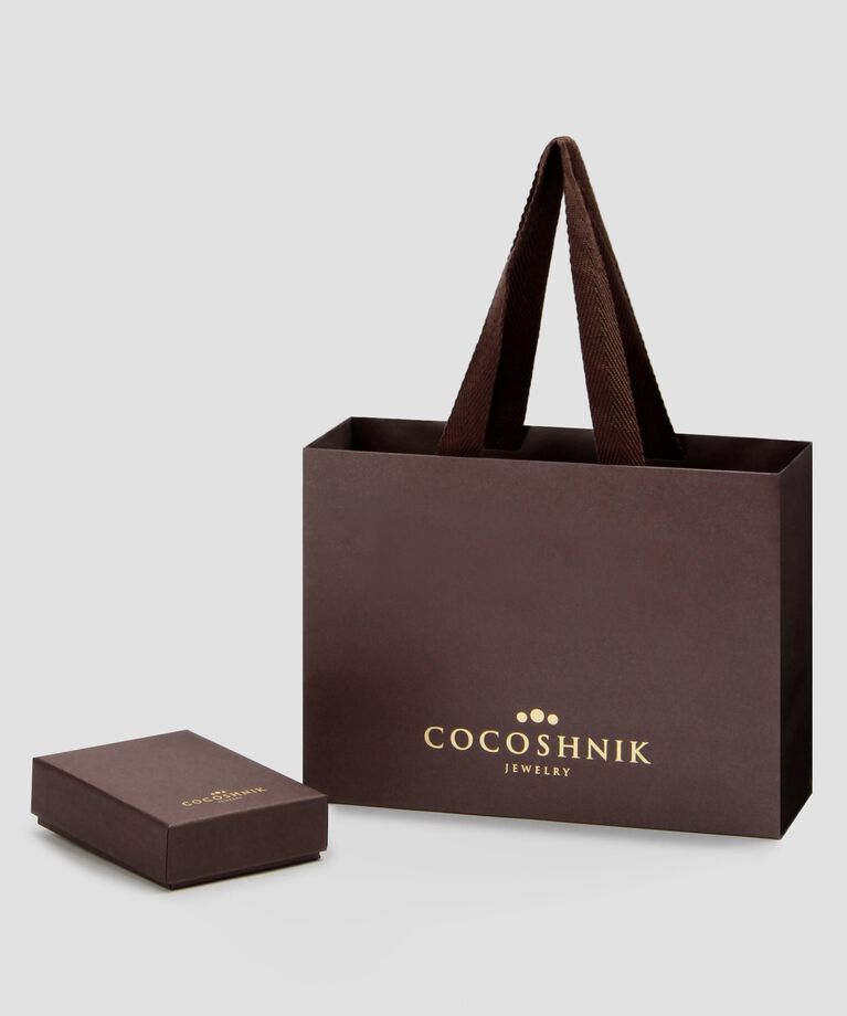 COCOSHNIK「K10中空オーバルシェイプ ネックレス」|ネックレス|