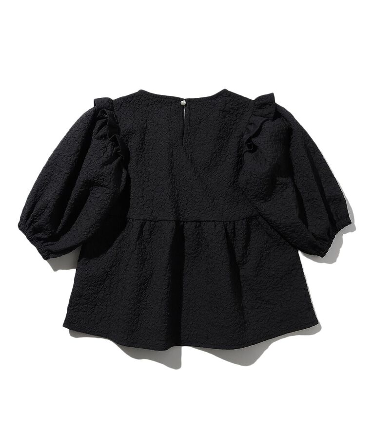 SHOO･LA･RUE「【110-140cm/プチセレ】エンボスブラウス」|シャツ・ブラウス|