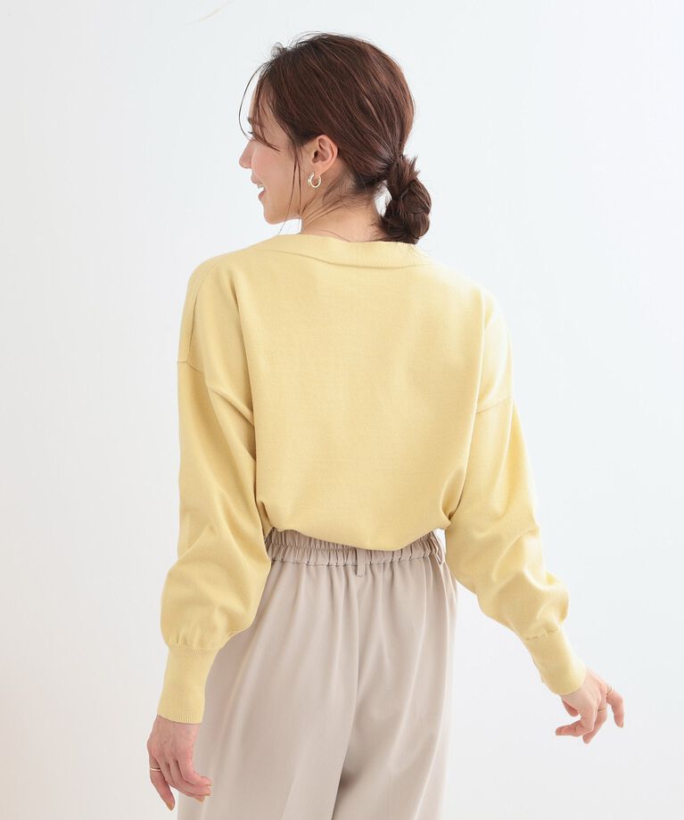 SHOO･LA･RUE「【洗える/S-LL】インせず着られる もちもちタッチ ボートネックニット」|ニット・セーター|
