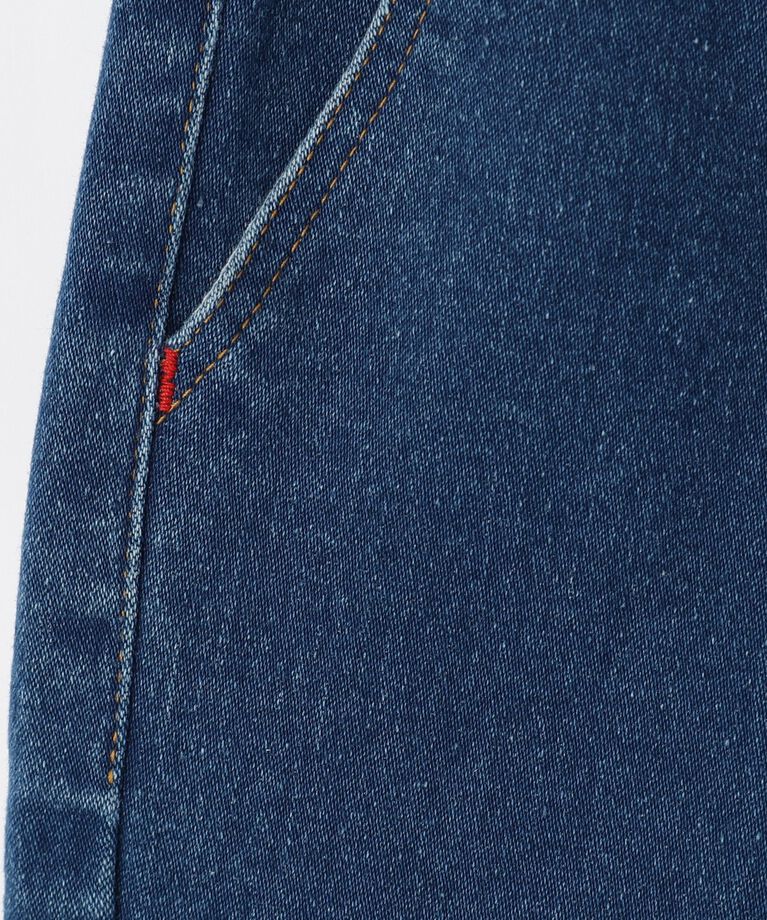 SHOO･LA･RUE「【100-150cm/洗える/男女兼用】ストレッチ デニムスキニーパンツ」|その他|