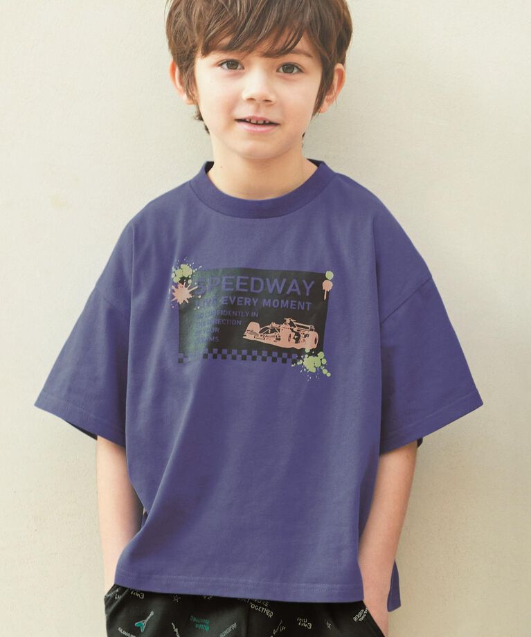 SHOO･LA･RUE「【130-150cm】BOYプリントTシャツ」|Tシャツ・カットソー|