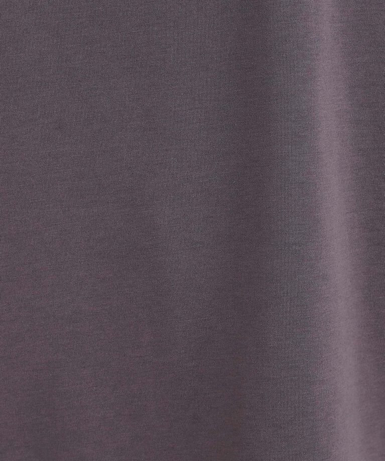 SHOO･LA･RUE「【S-LL/接触冷感/UV】アウトスタイルもサマになる さらさら抜け襟Tシャツ」|Tシャツ・カットソー|