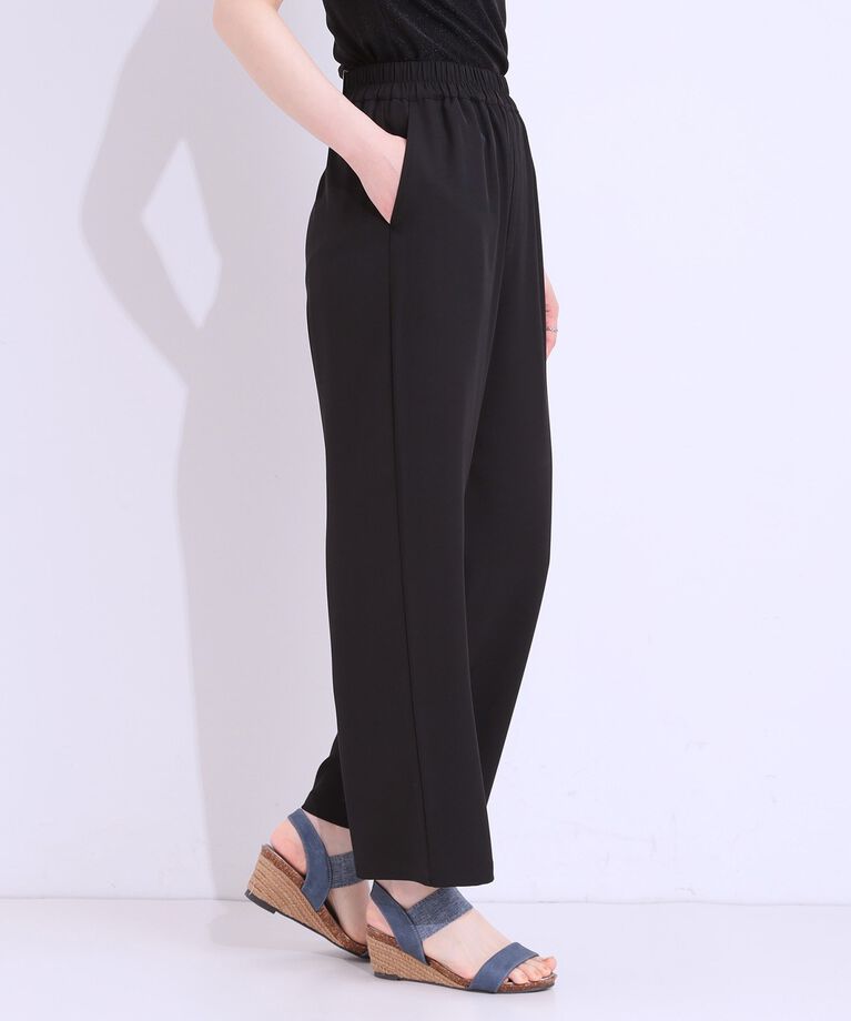 SHOO･LA･RUE「【洗える/接触冷感/UV/SS-3L】さらさらぷるんワイドパンツ」|その他|