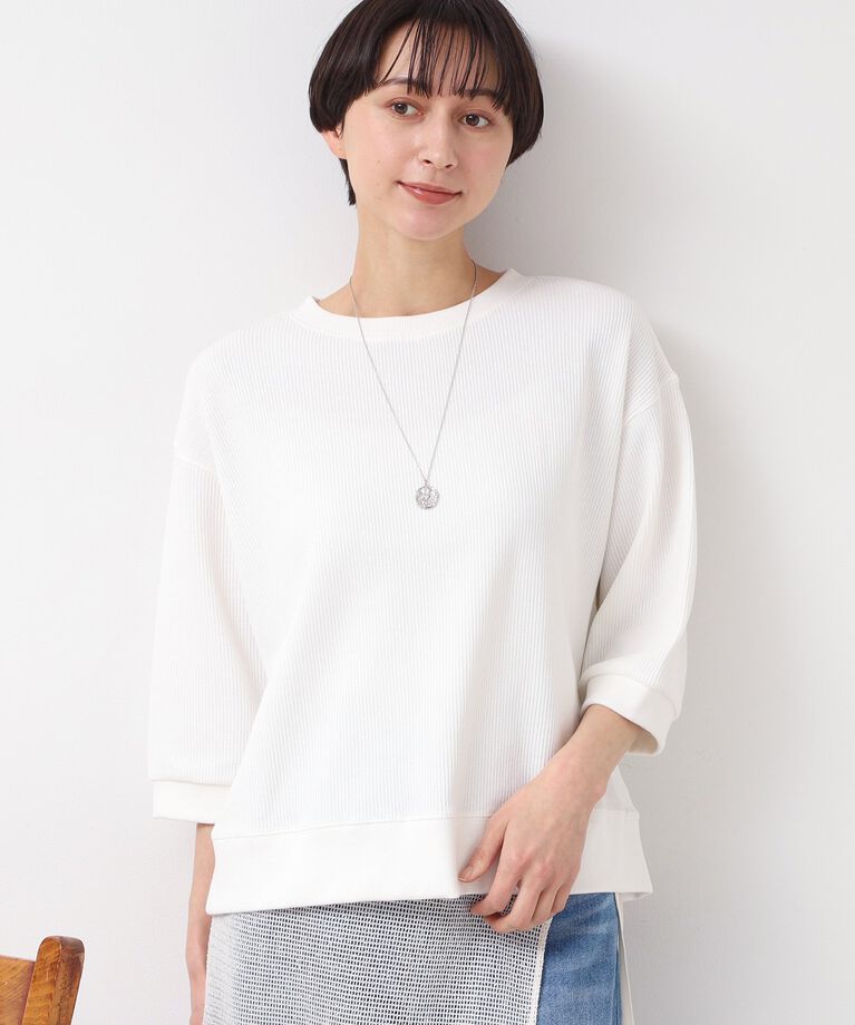 Dessin「【洗える】クルーネックカットソー」|Tシャツ・カットソー|ホワイト(002)