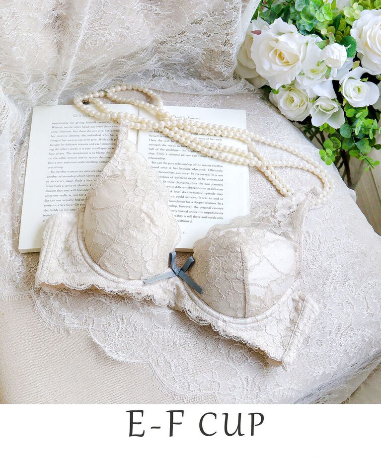 Risa Magli「ノーラ ブラジャー（E-F）＜スウィートリッチ＞」|インナー|グレージュ(050)