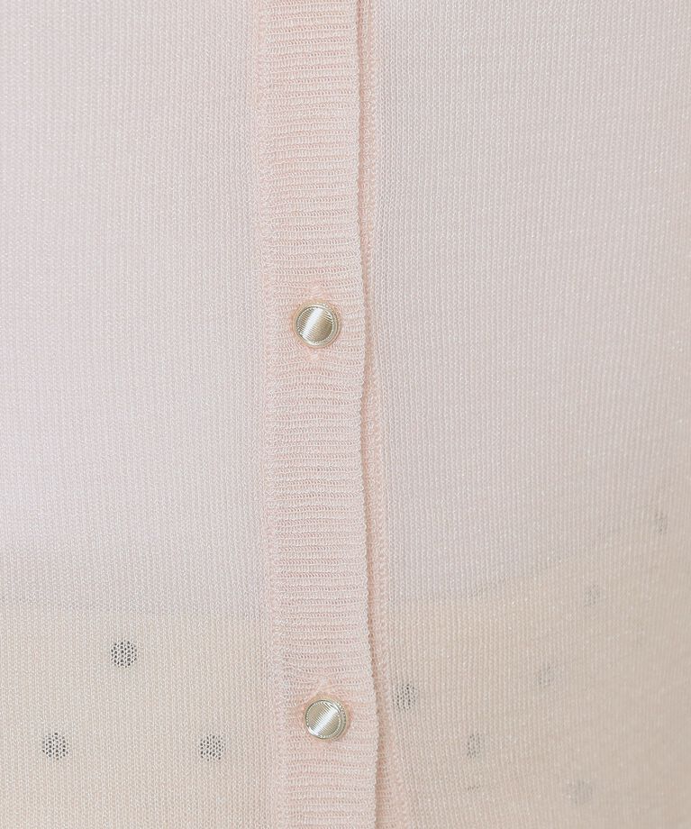 ITS’DEMO「【定番人気／手洗い可／M・L展開】ラメクルーカーデ」|カーディガン|