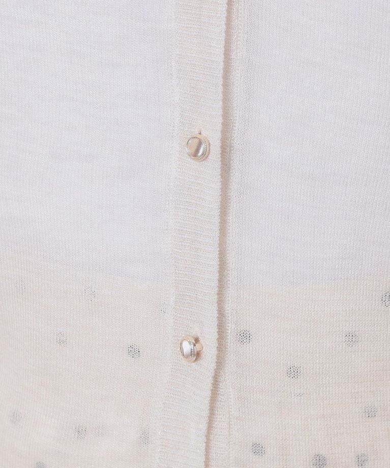 ITS’DEMO「【定番人気／手洗い可／M・L展開】ラメクルーカーデ」|カーディガン|