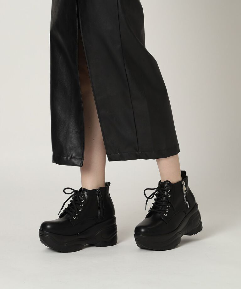 csT&P「厚底サイドジップスニーカー」|スニーカー|