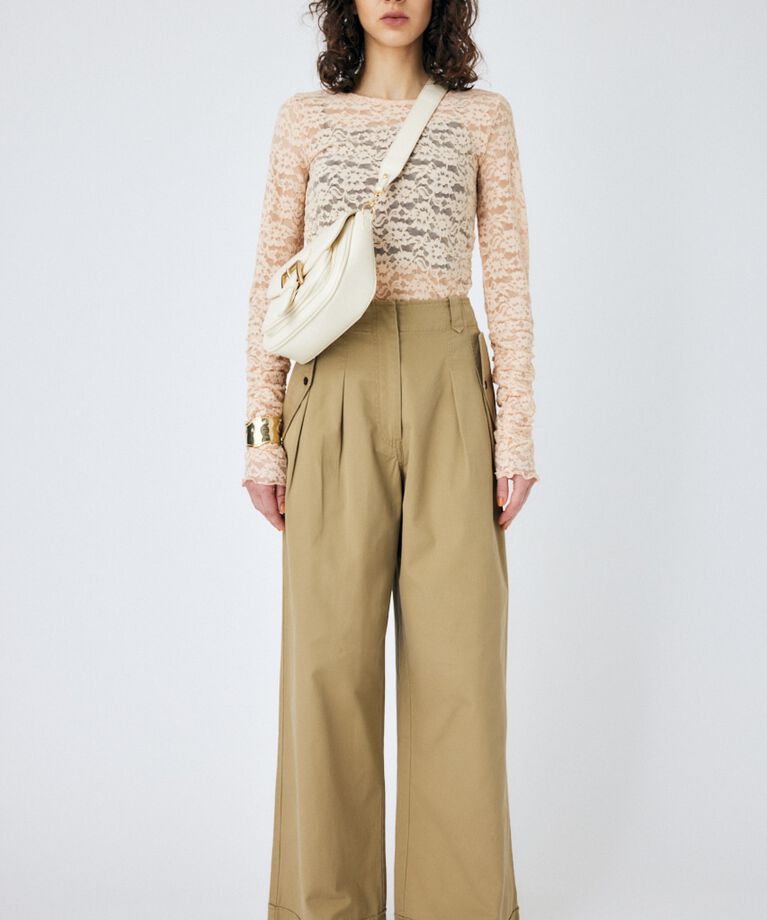 MOUSSY「LOW WAIST WORK パンツ」|その他|L/BEG1