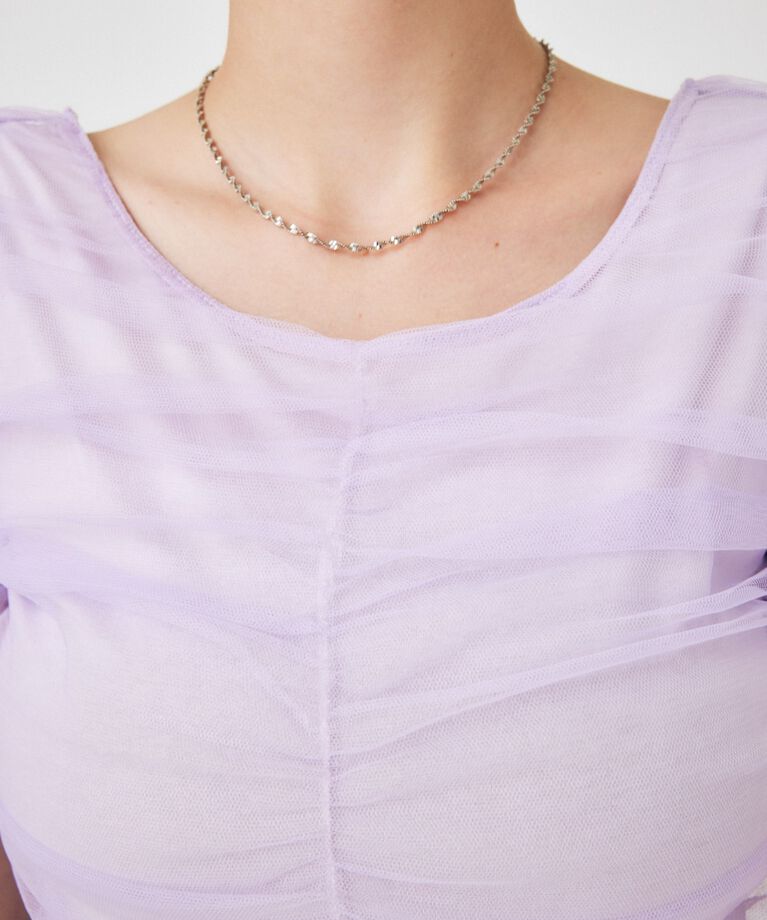 MOUSSY「CUT TULLE トップス」|Tシャツ・カットソー|
