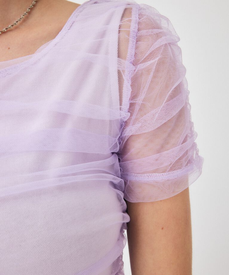 MOUSSY「CUT TULLE トップス」|Tシャツ・カットソー|