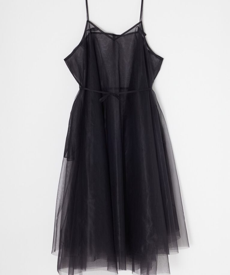 MOUSSY「チュール A LINE ドレス」|ワンピース|
