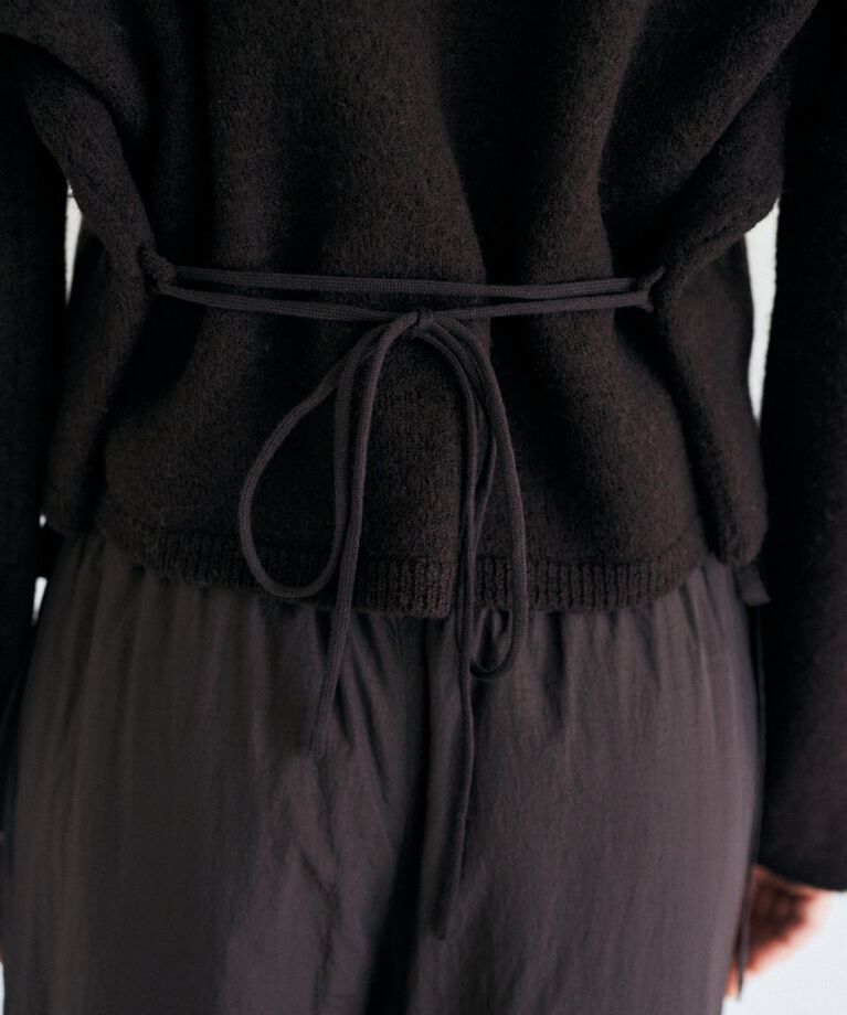 MOUSSY「WAIST TIE カーディガン」|カーディガン|
