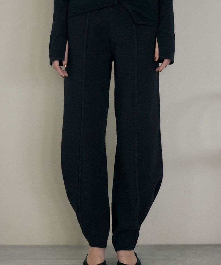 MOUSSY「ニットトラウザー」|その他|BLK
