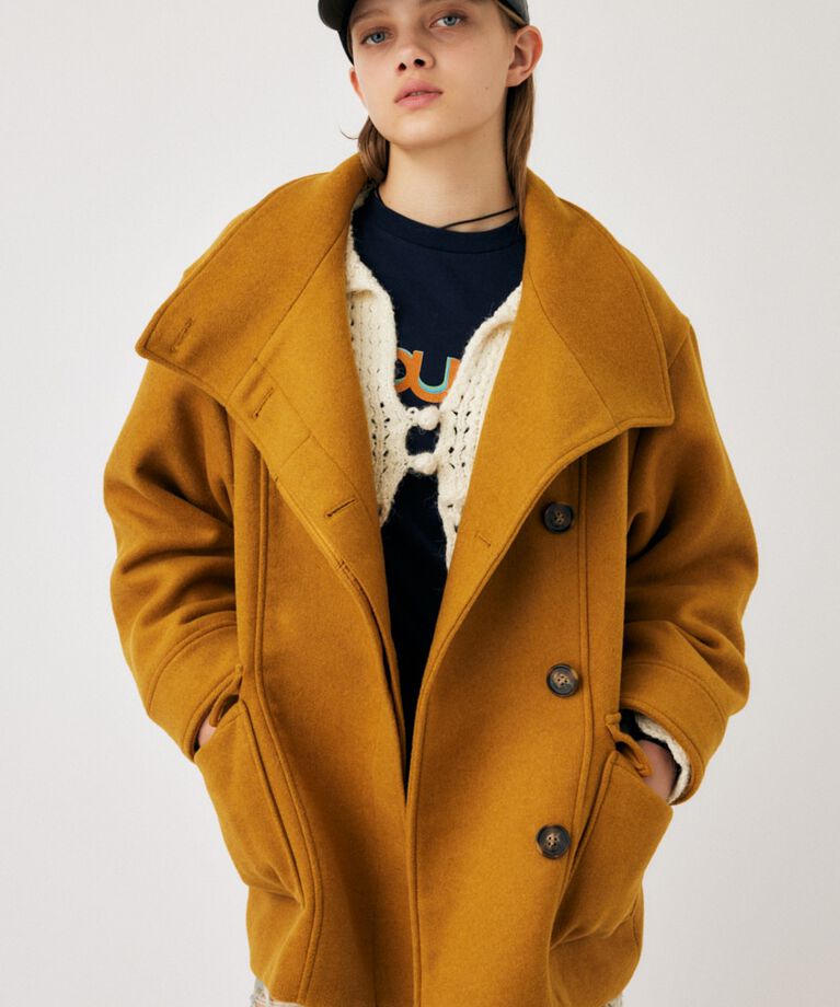 MOUSSY「STAND COLLAR MIDDLE コート」|その他|