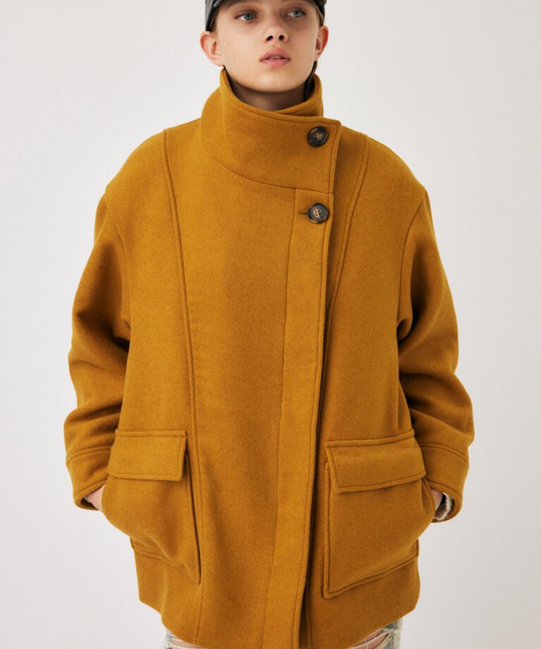 MOUSSY「STAND COLLAR MIDDLE コート」|その他|