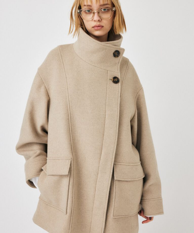 MOUSSY「STAND COLLAR MIDDLE コート」|その他|