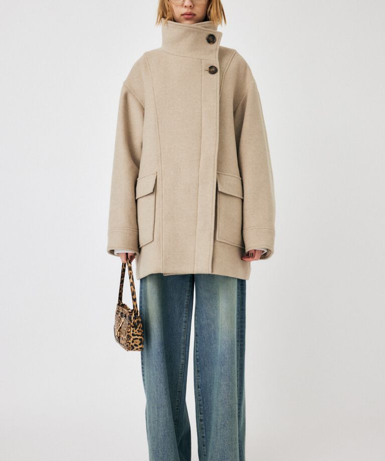 MOUSSY「STAND COLLAR MIDDLE コート」|その他|