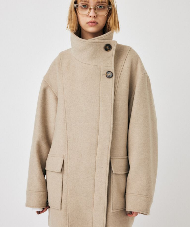 MOUSSY「STAND COLLAR MIDDLE コート」|その他|