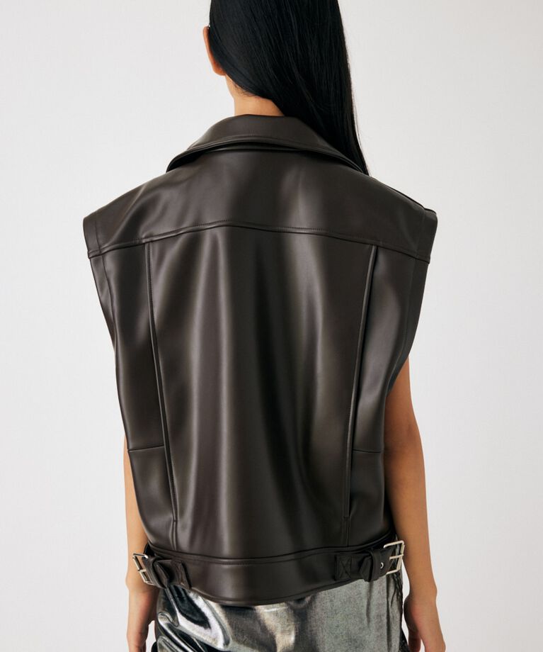 MOUSSY「FAUX LEATHER DETACHABLE ジャケット」|その他|