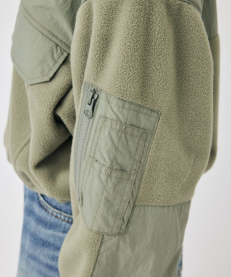 MOUSSY「FLEECE COMBINATION トップス」|シャツ・ブラウス|