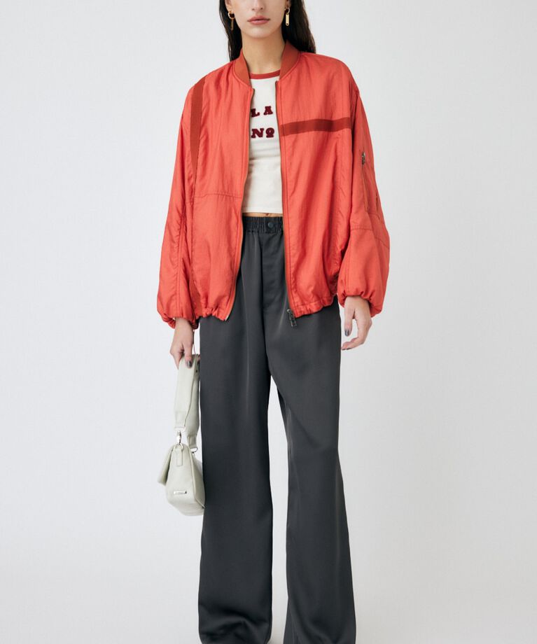 MOUSSY「BOMBER LIGHT ジャケット」|ブルゾン・スタジャン|